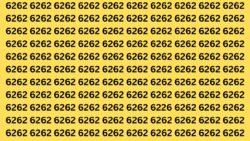 Optical Illusion Challenge Drops — Find the Hidden 6226 Among 6262s in Under 7 Seconds